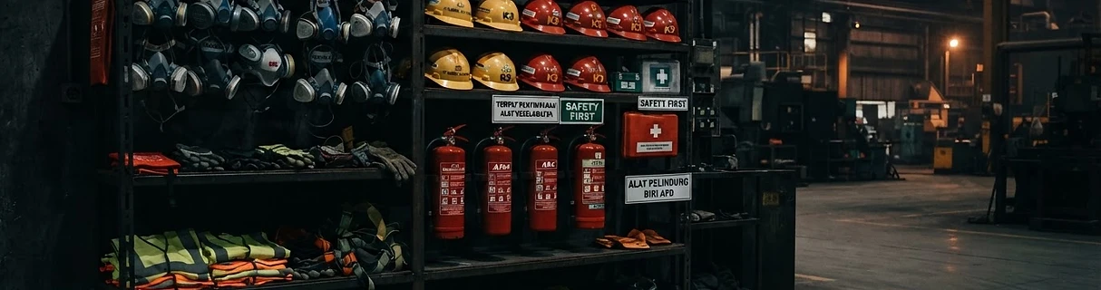 Industrial safety equipment storage facility